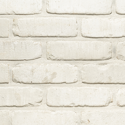 Close up of a wall of Wornington White Stock bricks