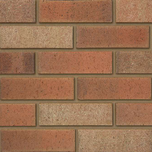 Close up of a wall of Wylam Olde Blend bricks