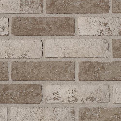 Close up of a wall of Bromo bricks