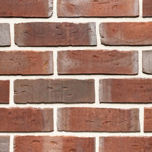 Close up of a wall of Maderas Waterstruck bricks