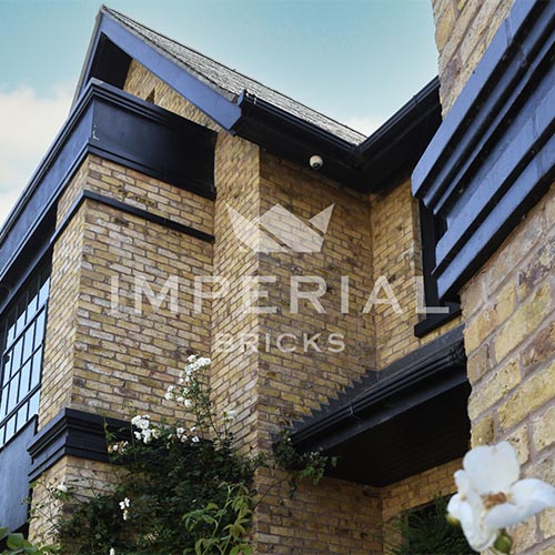 An exterior of a house built using Reclamation Yellow Stock bricks