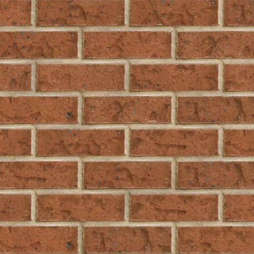 A wall of Meadow Red bricks