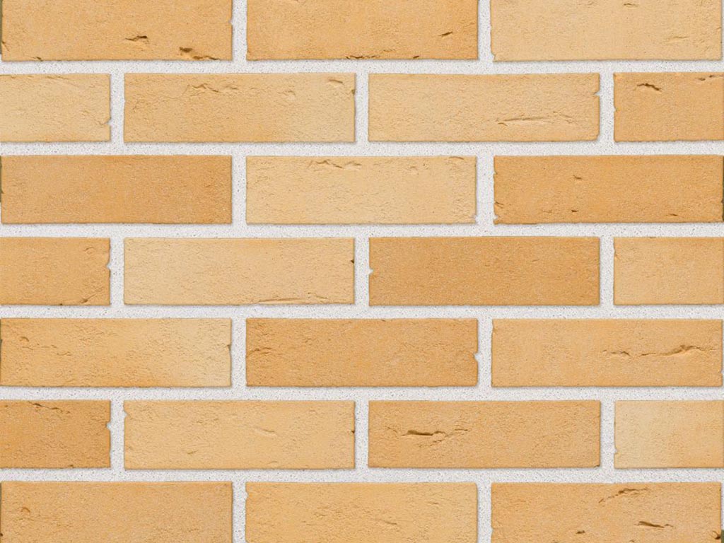 Close up of a wall of Paragon bricks