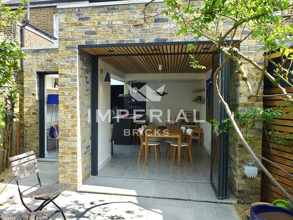 Detailed Weathered Original London Stock brickwork