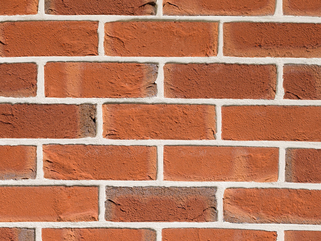 Close up of a wall of Ascot Blend bricks