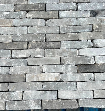View of full panel of Grey handmade