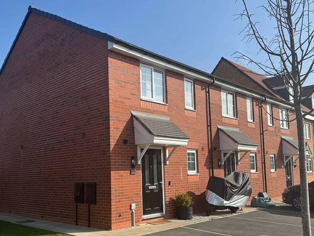 A residential property built using Rothwell Blend bricks