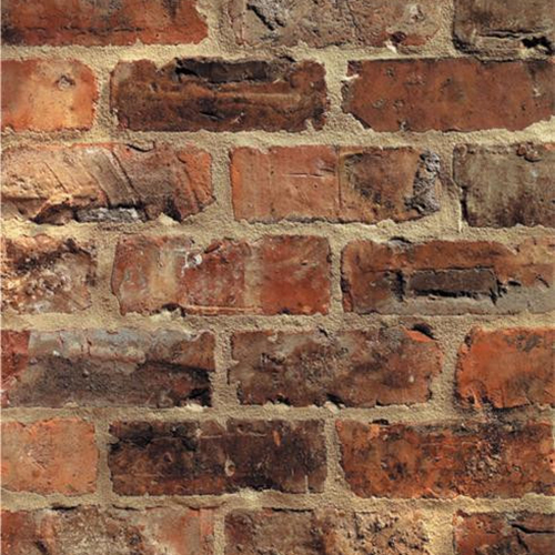 Close up of a wall of Watermill Weathered bricks