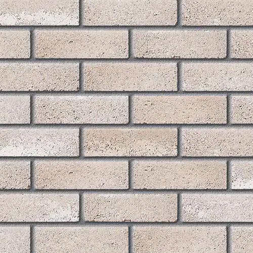 Close up of a wall of Castleton Facing Stock bricks