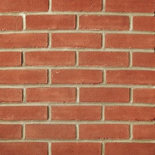 Close up of a wall of Staplefield bricks