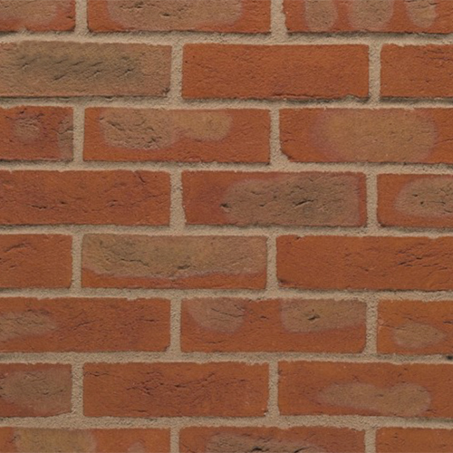 Close up of a wall of Olde Cranleigh Multi bricks