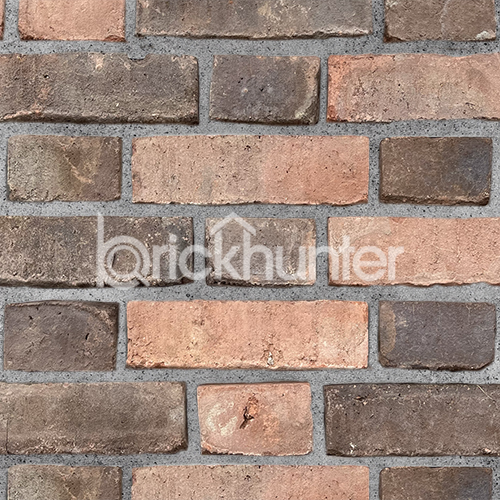 Close up of a wall built using Millhouse Blend bricks