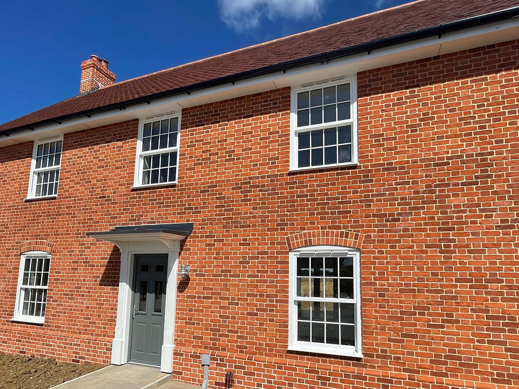 An Orange Village Handmade brick house