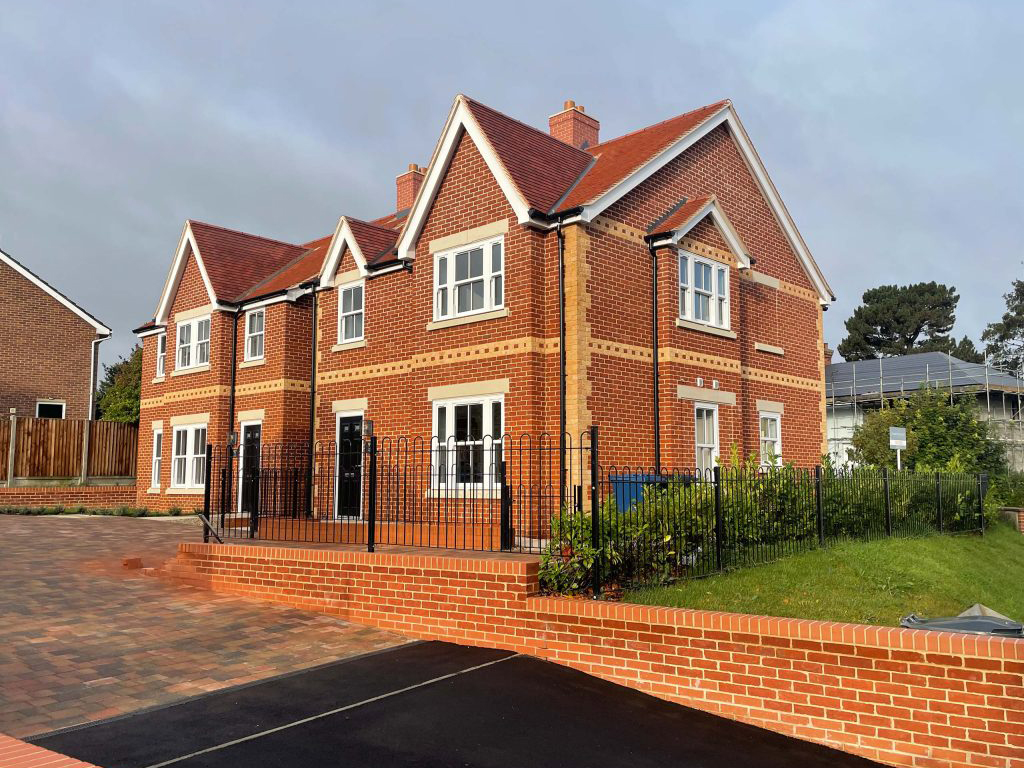A Plumley Red Handmade brick house