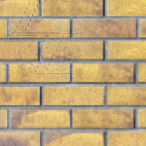 Close up of a wall of Durrow Cream Smooth bricks