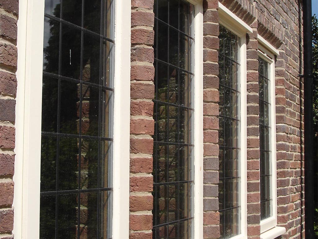 An exterior of a house built using Hunisgore bricks