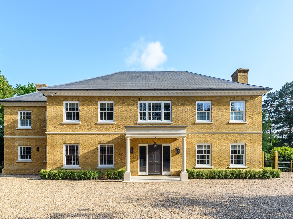A residential property built using Conservation Yellow Stock bricks