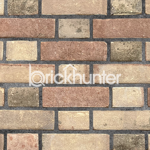Close up of a wall of Leicester Multi Yellow bricks