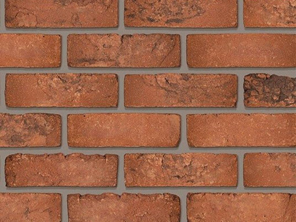 A wall of Bradfield Multi bricks