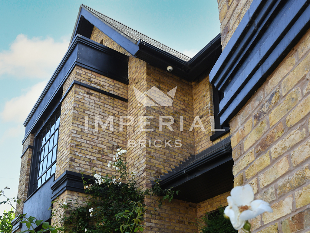 An exterior of a house built using Reclamation Yellow Stock bricks