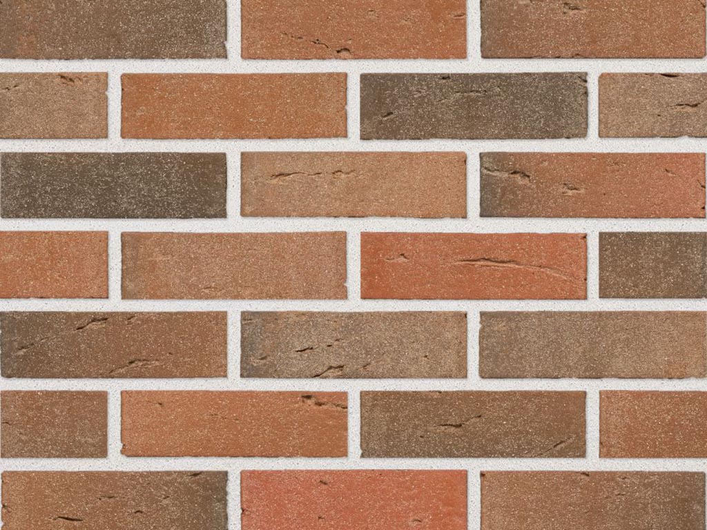 Close up of a wall of Churchill bricks