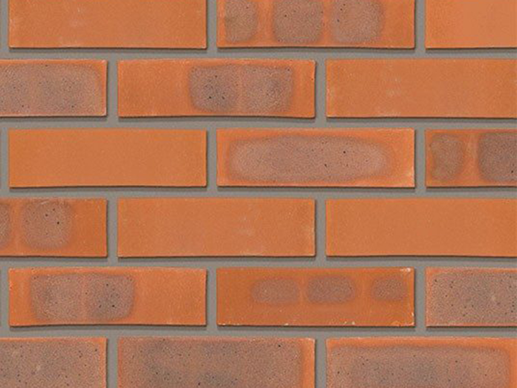 Close up of a wall of Medium Multi bricks