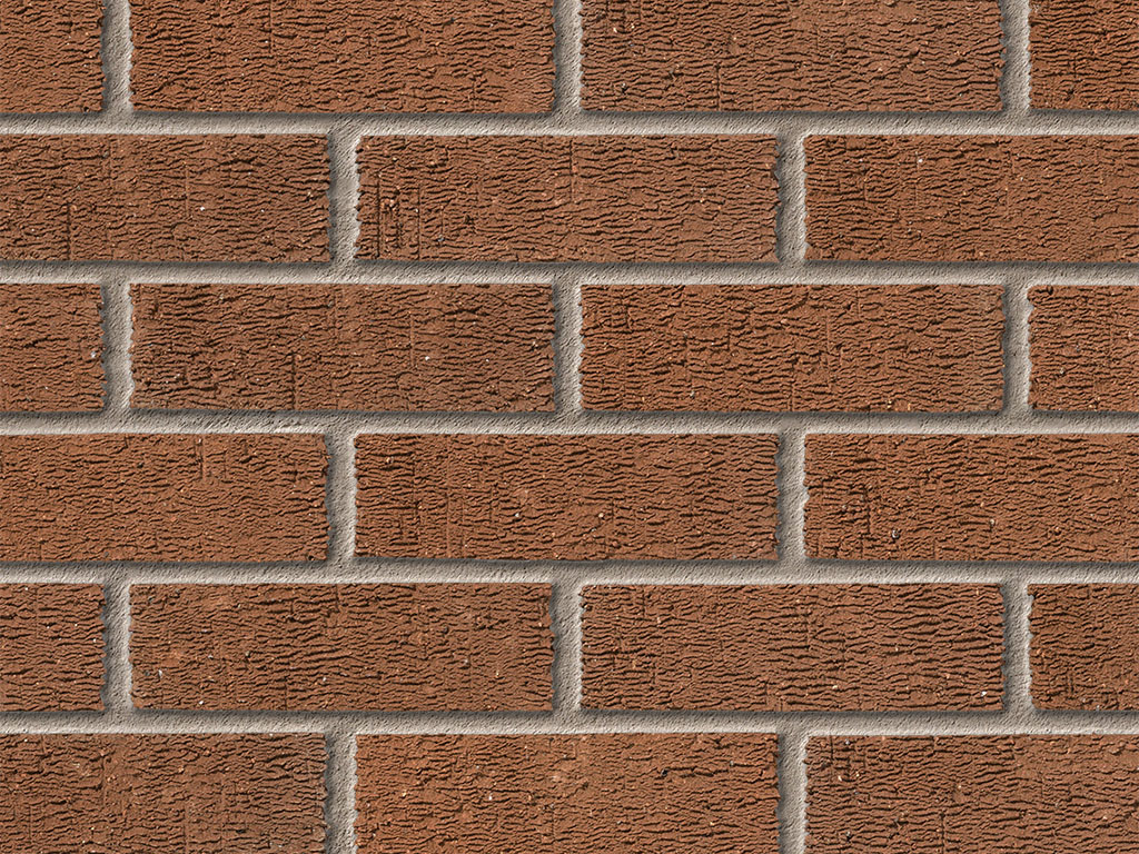 Close up of a wall of Aldridge Multi Rustic bricks