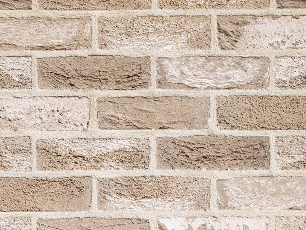 Close up of a wall of Nelissen Arte bricks