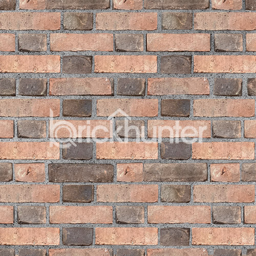 A wall of Millhouse Blend bricks