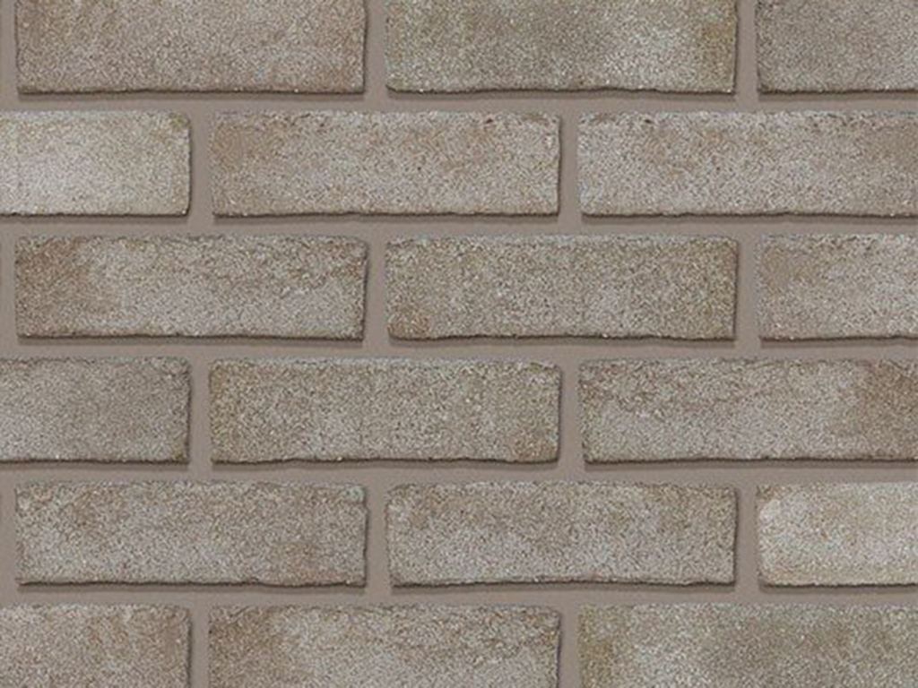 Close up of a wall of Langfield Grey bricks