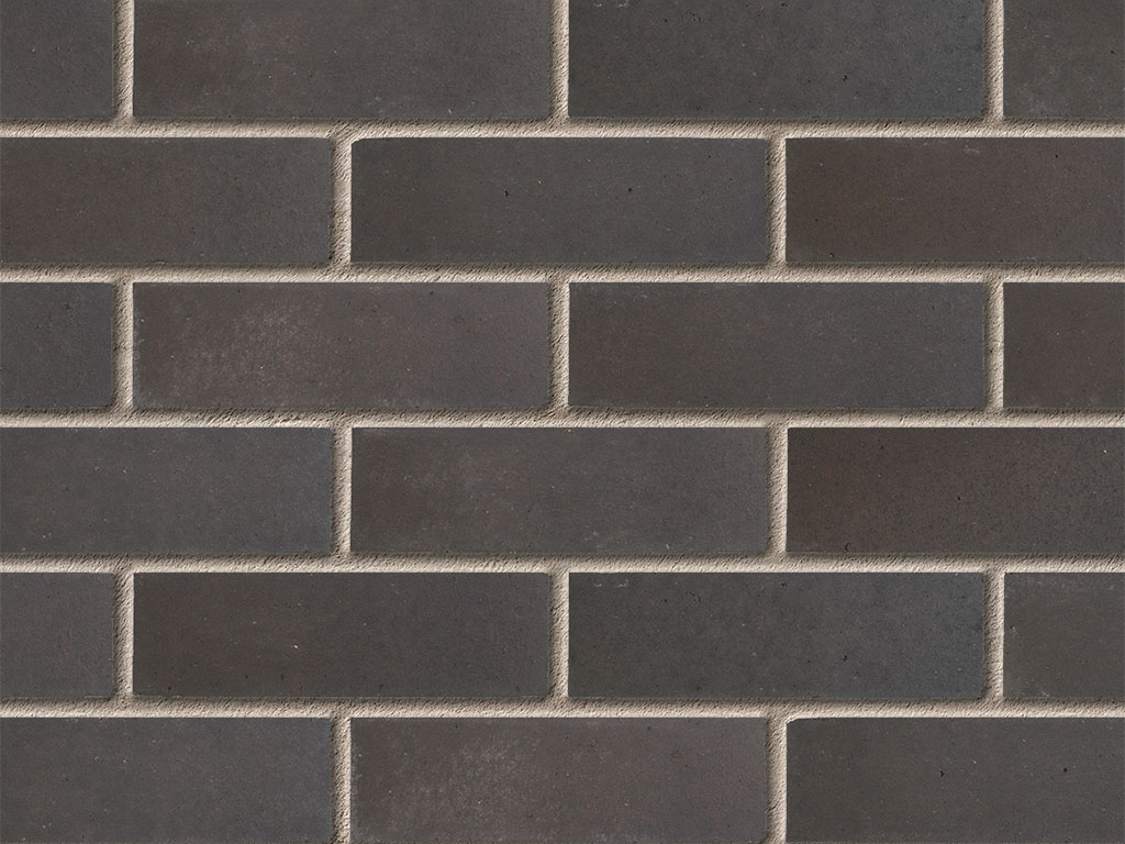 Close up of a wall of Atlas Smooth Blue bricks