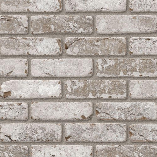 Close up of a wall of EcoBrick Nila Cream bricks