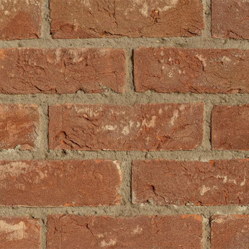 Close up of a wall of Aldwark bricks