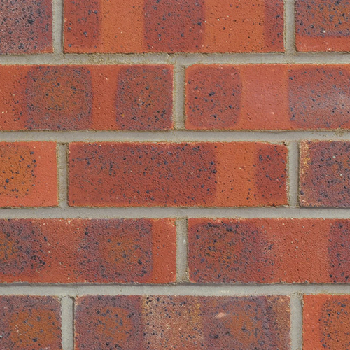 Close up of a wall of Georgian London bricks