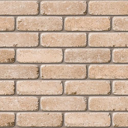 Close up of a wall of Knightsbridge Vintage Stock bricks