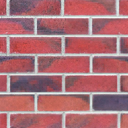 Close up of a wall of Edenmore Smooth bricks