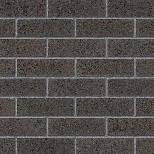 Close up of a wall of Basalt Grey bricks