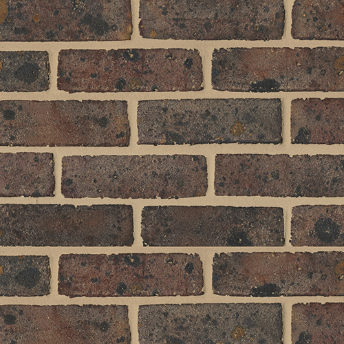 Close up of a wall of Selected Dark bricks