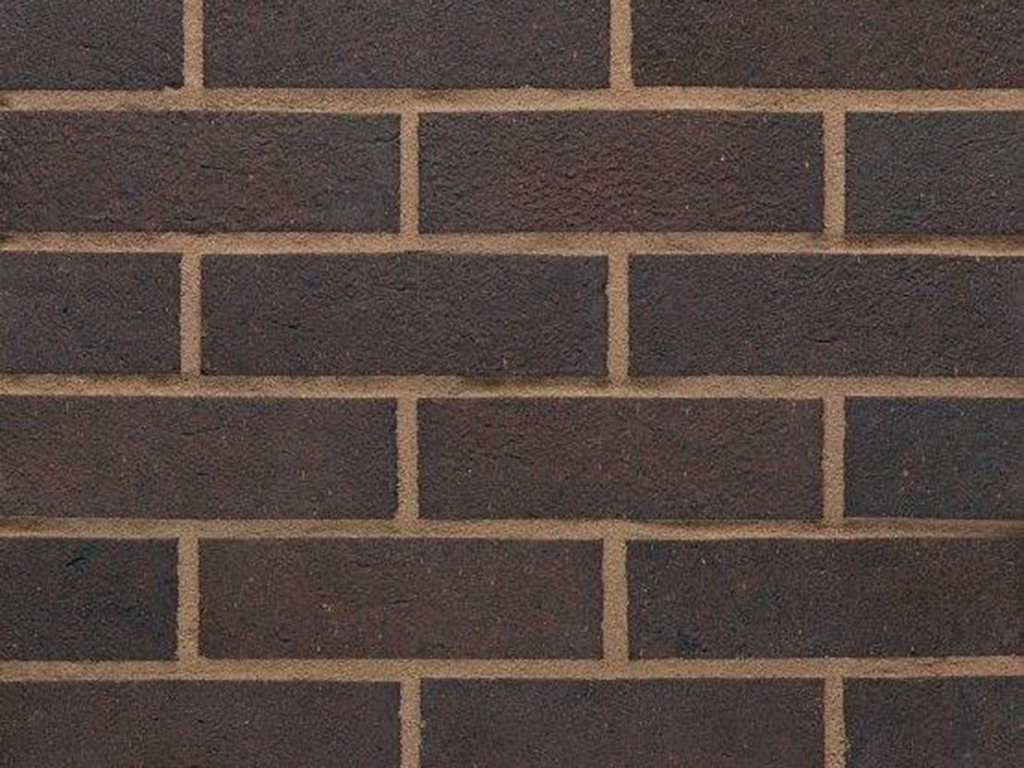 Close up of a wall of Classic Blue Multi bricks