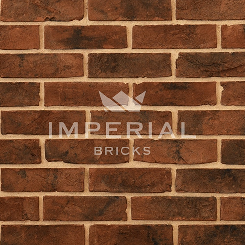Close up of a wall of Urban Weathered bricks