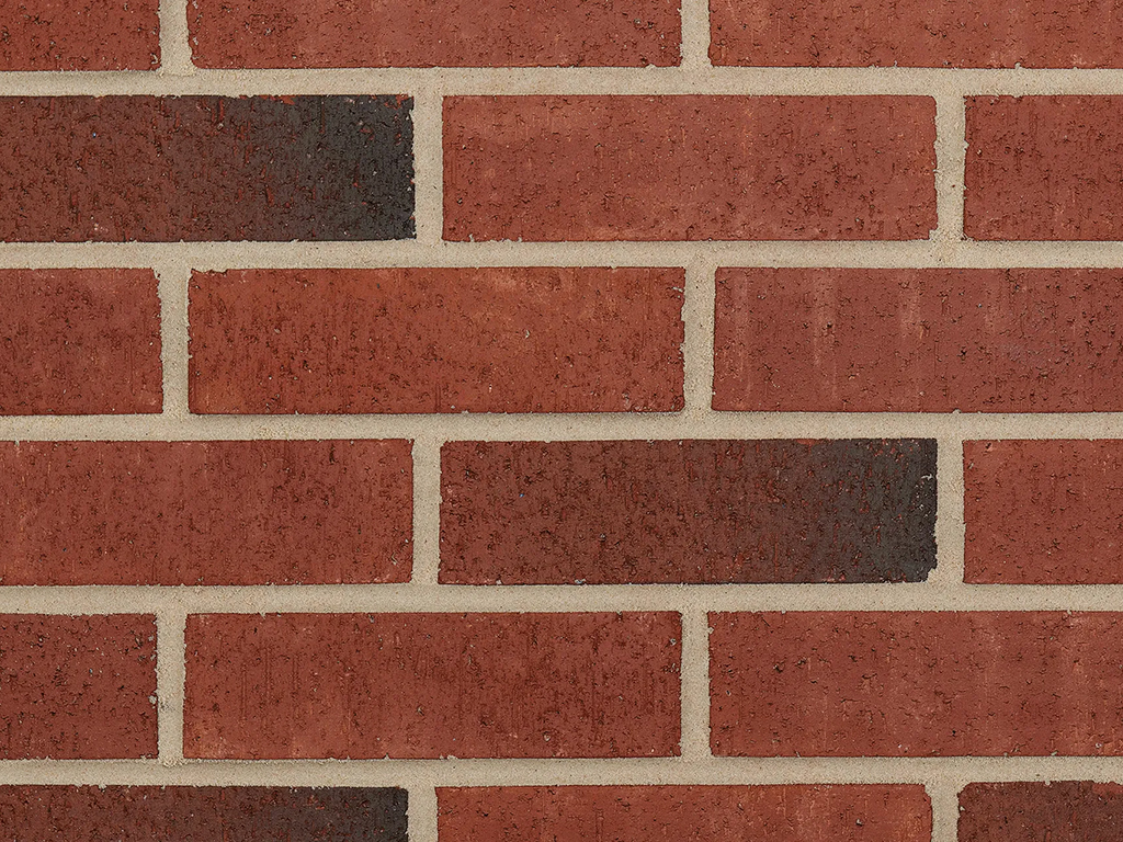Close up of a wall of Rothwell Blend bricks