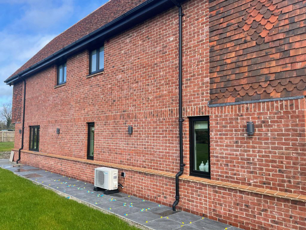 Detailed Old Dark Blend Handmade brickwork