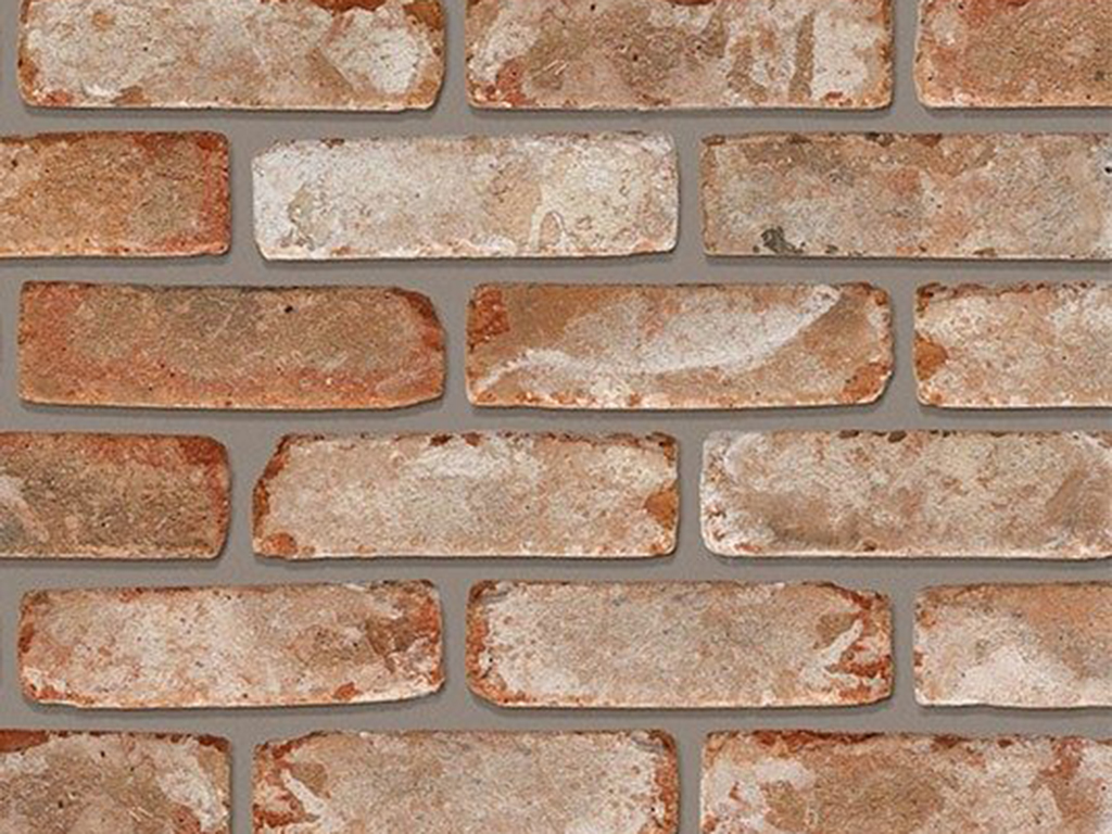 A wall of Retro Barn Stock bricks