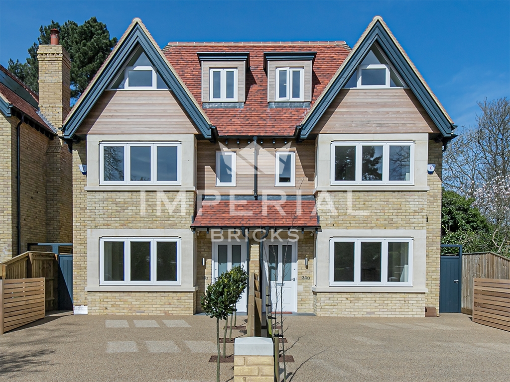 A residential property built using Cambridge Buff bricks