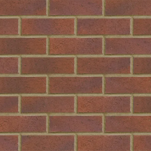 A wall of Wentworth Mixture bricks