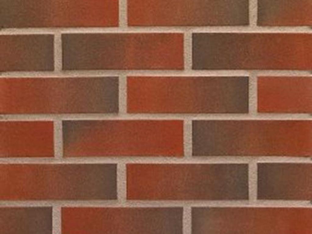 Close up of a wall of Thornhill Red Multi bricks