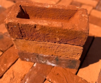 Close of a brick stack
