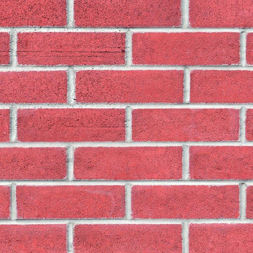 Close up of a wall of Hampton Smooth bricks