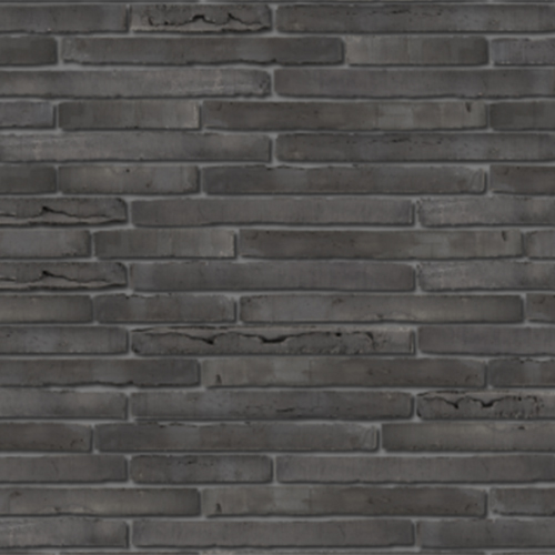 Close up of a wall of WG Harding bricks