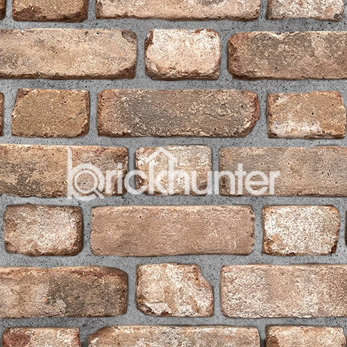 Close up of a wall of Retro Barn Stock bricks